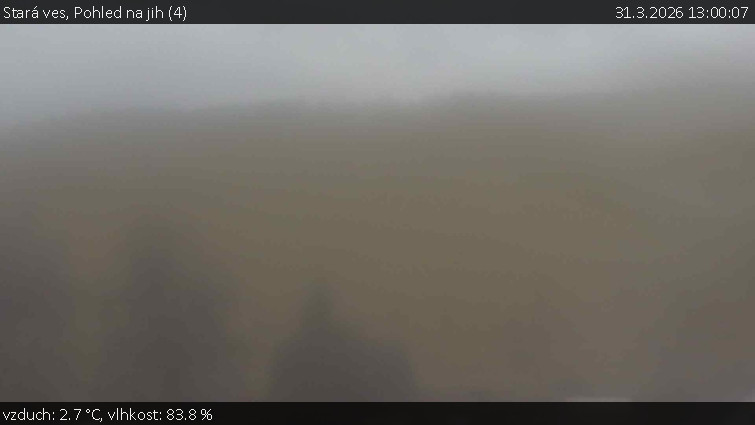 Stará ves - Pohled na jih (4) - 31.3.2026 v 13:00