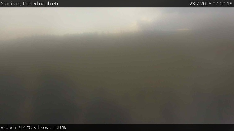 Stará ves - Pohled na jih (4) - 23.7.2026 v 07:00