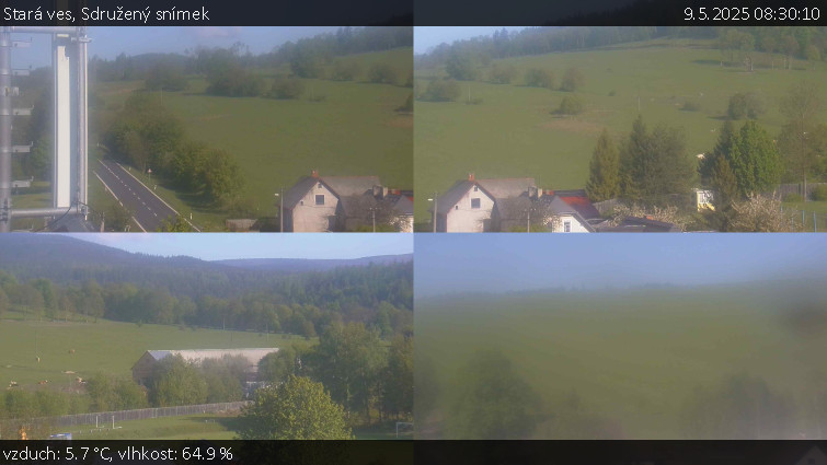 Stará ves - Sdružený snímek - 9.5.2025 v 08:30 Stará ves - Sdružený snímek - 9.5.2025 v 08:30