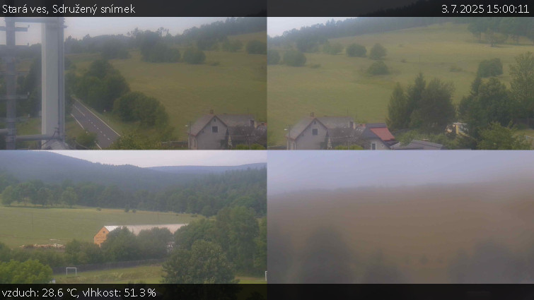 Stará ves - Sdružený snímek - 3.7.2025 v 15:00