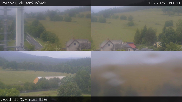 Stará ves - Sdružený snímek - 12.7.2025 v 13:00 Stará ves - Sdružený snímek - 12.7.2025 v 13:00