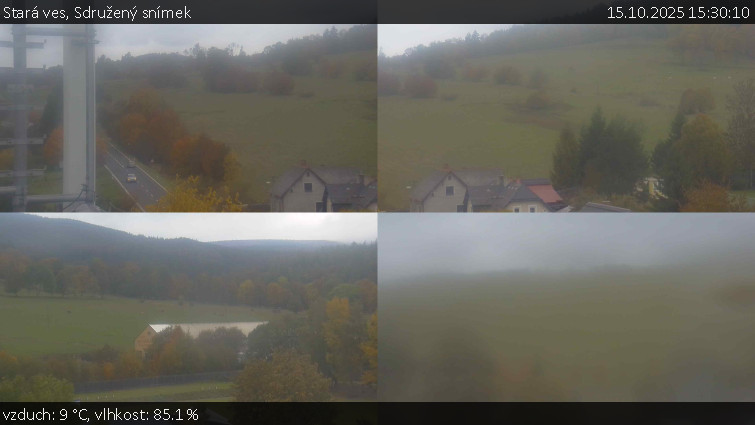Stará ves - Sdružený snímek - 15.10.2025 v 15:30 Stará ves - Sdružený snímek - 15.10.2025 v 15:30