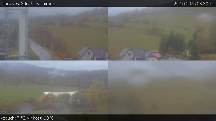 Stará ves - Sdružený snímek - 24.10.2025 v 08:30 Stará ves - Sdružený snímek - 24.10.2025 v 08:30
