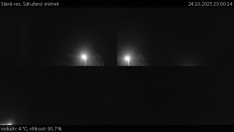 Stará ves - Sdružený snímek - 24.10.2025 v 23:00