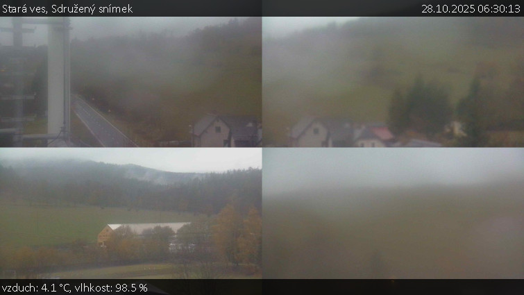 Stará ves - Sdružený snímek - 28.10.2025 v 06:30 Stará ves - Sdružený snímek - 28.10.2025 v 06:30