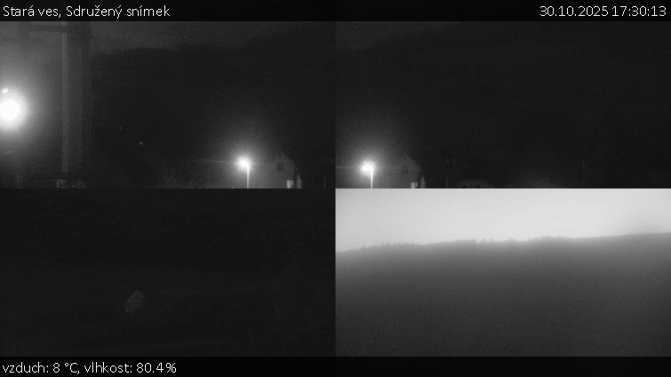 Stará ves - Sdružený snímek - 30.10.2025 v 17:30 Stará ves - Sdružený snímek - 30.10.2025 v 17:30