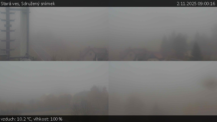 Stará ves - Sdružený snímek - 2.11.2025 v 09:00 Stará ves - Sdružený snímek - 2.11.2025 v 09:00