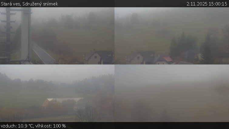 Stará ves - Sdružený snímek - 2.11.2025 v 15:00 Stará ves - Sdružený snímek - 2.11.2025 v 15:00