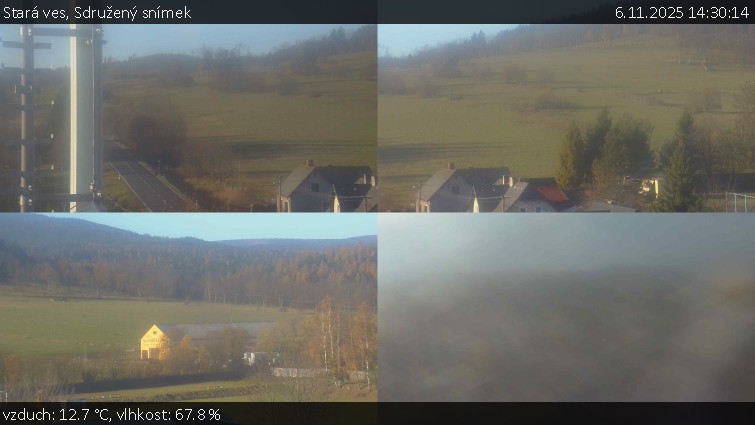 Stará ves - Sdružený snímek - 6.11.2025 v 14:30