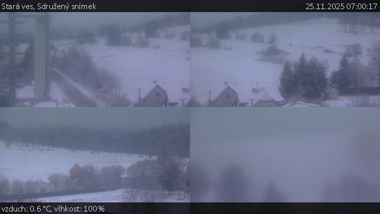 Stará ves - Sdružený snímek - 25.11.2025 v 07:00