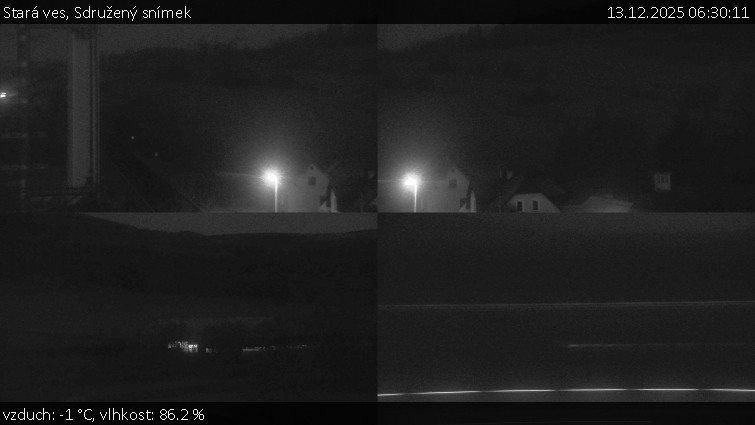 Stará ves - Sdružený snímek - 13.12.2025 v 06:30