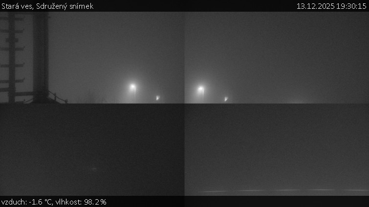 Stará ves - Sdružený snímek - 13.12.2025 v 19:30