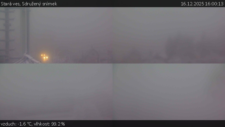 Stará ves - Sdružený snímek - 16.12.2025 v 16:00