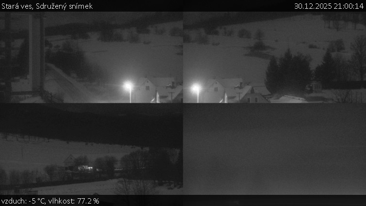 Stará ves - Sdružený snímek - 30.12.2025 v 21:00