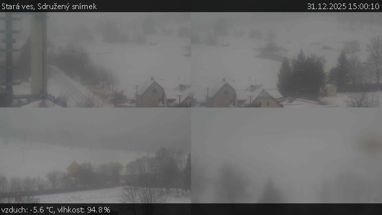 Stará ves - Sdružený snímek - 31.12.2025 v 15:00