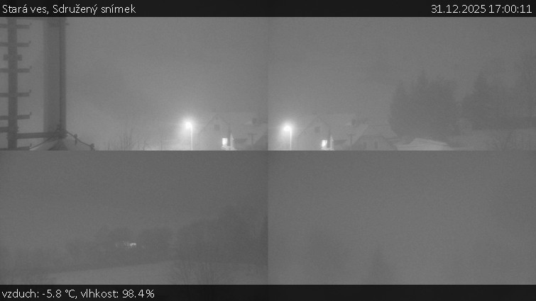 Stará ves - Sdružený snímek - 31.12.2025 v 17:00