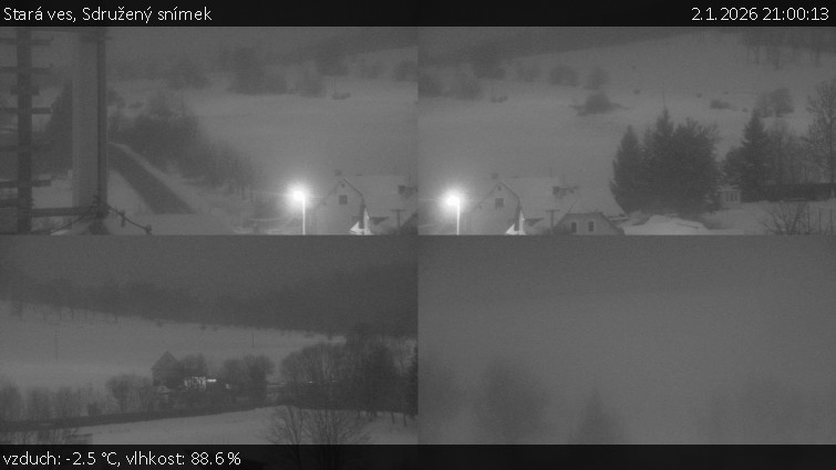 Stará ves - Sdružený snímek - 2.1.2026 v 21:00