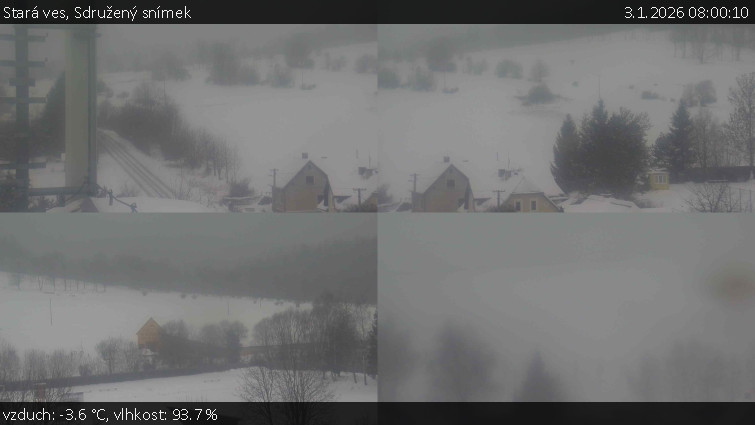 Stará ves - Sdružený snímek - 3.1.2026 v 08:00