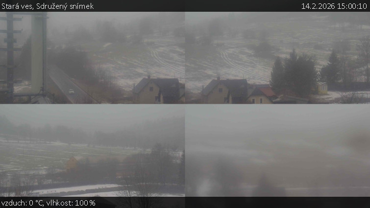 Stará ves - Sdružený snímek - 14.2.2026 v 15:00