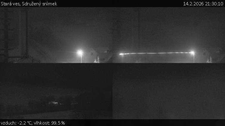 Stará ves - Sdružený snímek - 14.2.2026 v 21:30