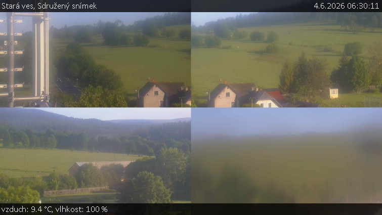 Stará ves - Sdružený snímek - 4.6.2026 v 06:30