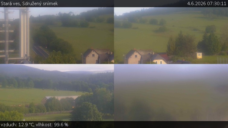 Stará ves - Sdružený snímek - 4.6.2026 v 07:30