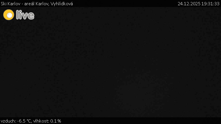 Ski Karlov - areál Karlov - Vyhlídková - 24.12.2025 v 19:31