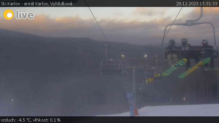 Ski Karlov - areál Karlov - Vyhlídková - 29.12.2025 v 15:31