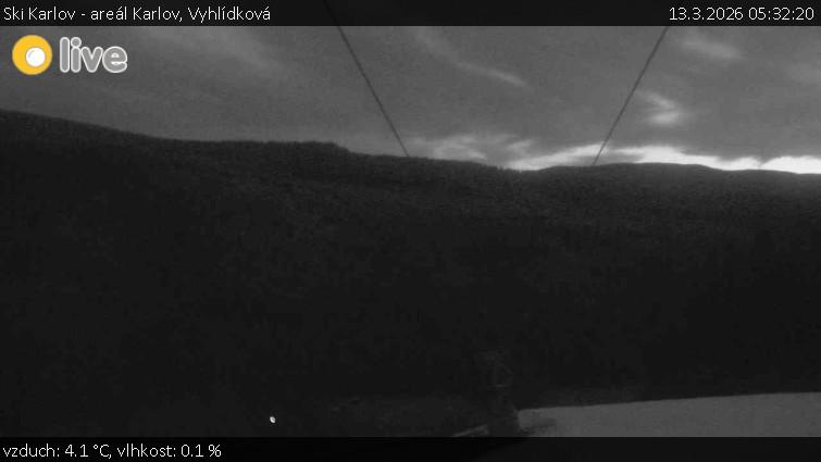 Ski Karlov - areál Karlov - Vyhlídková - 13.3.2026 v 05:32