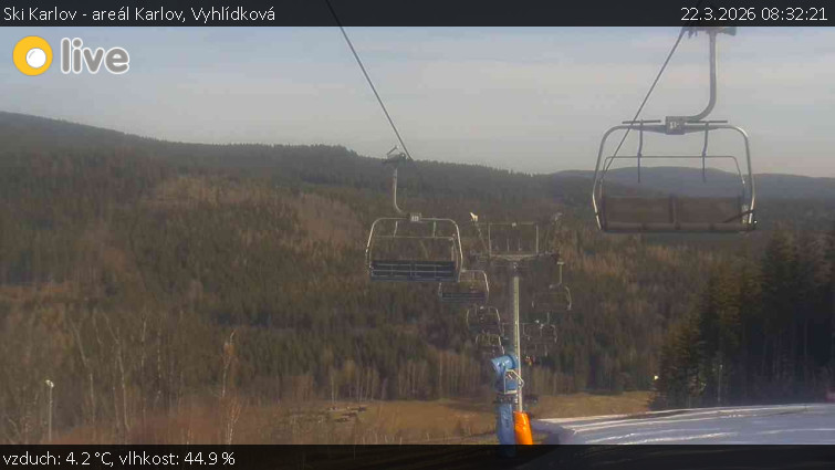 Ski Karlov - areál Karlov - Vyhlídková - 22.3.2026 v 08:32