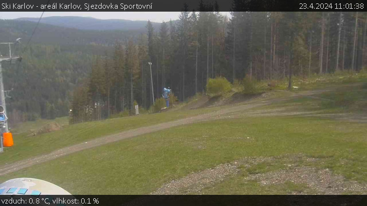 Ski Karlov - areál Karlov - Sjezdovka Sportovní - 23.4.2024 v 11:01