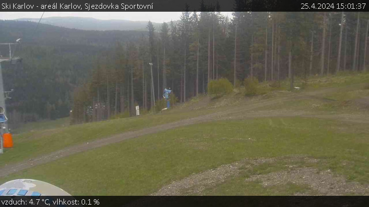 Ski Karlov - areál Karlov - Sjezdovka Sportovní - 25.4.2024 v 15:01