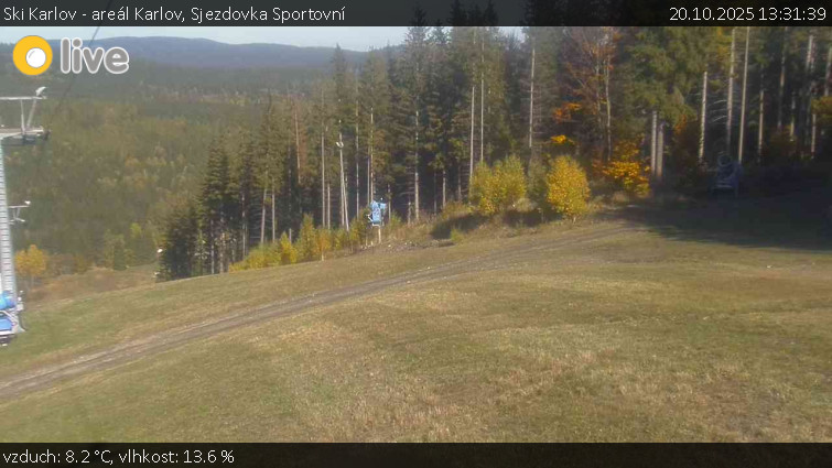 Ski Karlov - areál Karlov - Sjezdovka Sportovní - 20.10.2025 v 13:31 Ski Karlov - areál Karlov - Sjezdovka Sportovní - 20.10.2025 v 13:31