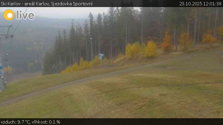 Ski Karlov - areál Karlov - Sjezdovka Sportovní - 23.10.2025 v 12:01 Ski Karlov - areál Karlov - Sjezdovka Sportovní - 23.10.2025 v 12:01