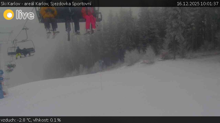 Ski Karlov - areál Karlov - Sjezdovka Sportovní - 16.12.2025 v 10:01