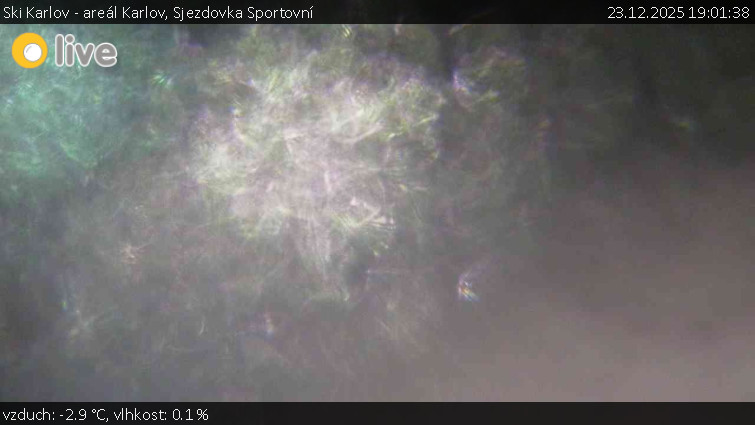 Ski Karlov - areál Karlov - Sjezdovka Sportovní - 23.12.2025 v 19:01