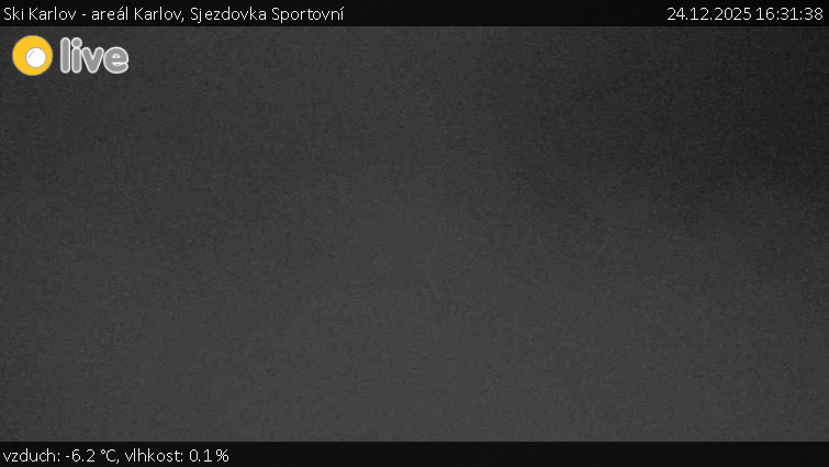 Ski Karlov - areál Karlov - Sjezdovka Sportovní - 24.12.2025 v 16:31