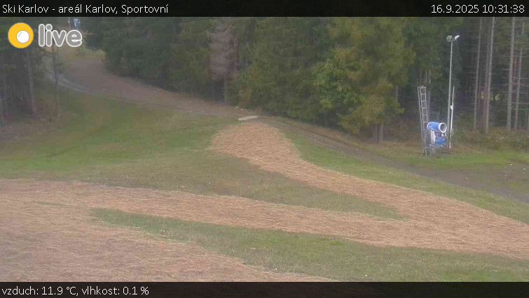Ski Karlov - areál Karlov - Sportovní - 16.9.2025 v 10:31 Ski Karlov - areál Karlov - Sportovní - 16.9.2025 v 10:31