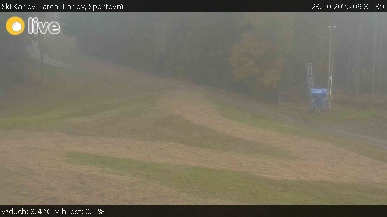 Ski Karlov - areál Karlov - Sportovní - 23.10.2025 v 09:31 Ski Karlov - areál Karlov - Sportovní - 23.10.2025 v 09:31