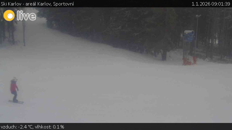 Ski Karlov - areál Karlov - Sportovní - 1.1.2026 v 09:01