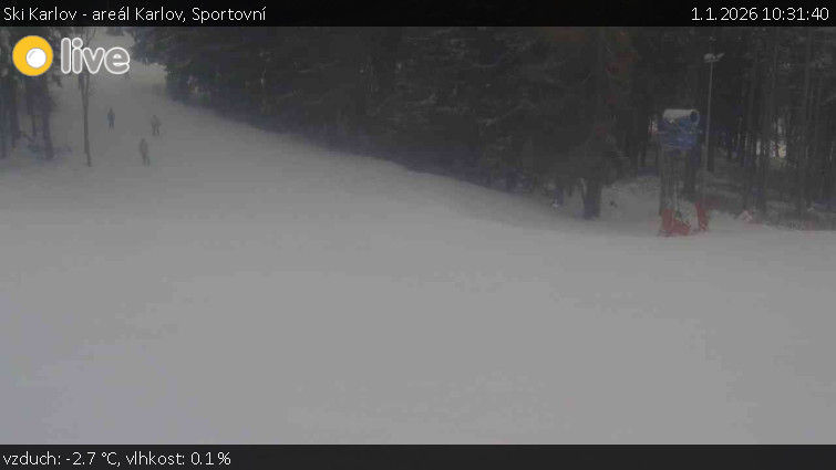 Ski Karlov - areál Karlov - Sportovní - 1.1.2026 v 10:31