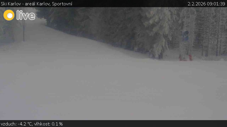 Ski Karlov - areál Karlov - Sportovní - 2.2.2026 v 09:01