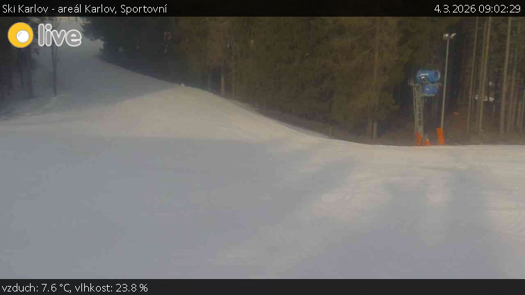 Ski Karlov - areál Karlov - Sportovní - 4.3.2026 v 09:02