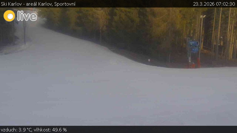 Ski Karlov - areál Karlov - Sportovní - 23.3.2026 v 07:02