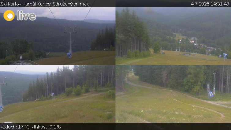 Ski Karlov - areál Karlov - Sdružený snímek - 4.7.2025 v 14:31 Ski Karlov - areál Karlov - Sdružený snímek - 4.7.2025 v 14:31