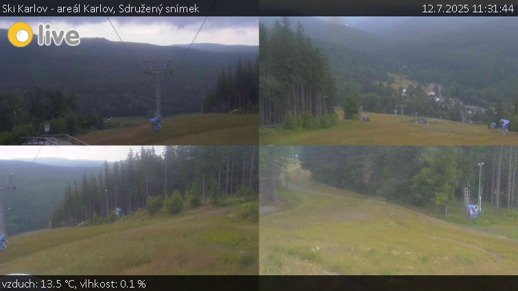 Ski Karlov - areál Karlov - Sdružený snímek - 12.7.2025 v 11:31 Ski Karlov - areál Karlov - Sdružený snímek - 12.7.2025 v 11:31