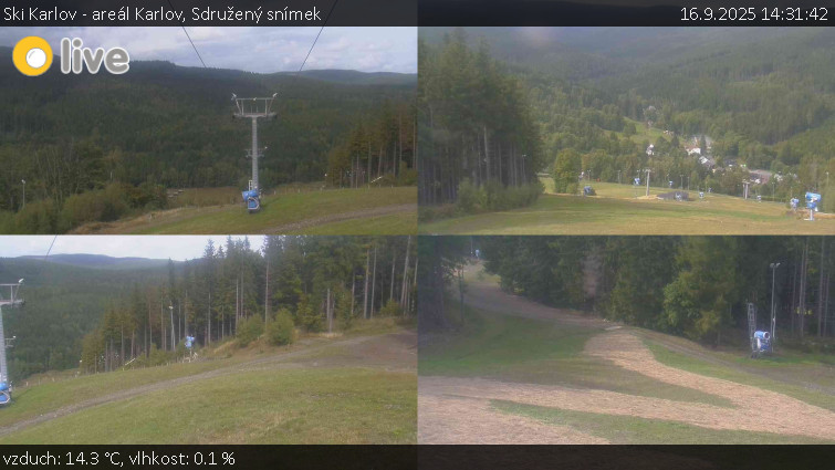 Ski Karlov - areál Karlov - Sdružený snímek - 16.9.2025 v 14:31 Ski Karlov - areál Karlov - Sdružený snímek - 16.9.2025 v 14:31