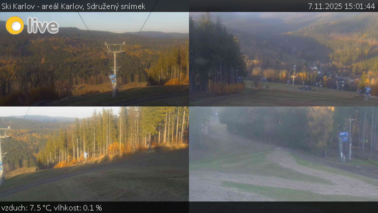 Ski Karlov - areál Karlov - Sdružený snímek - 7.11.2025 v 15:01