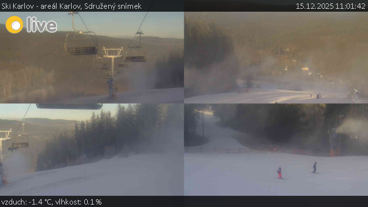Ski Karlov - areál Karlov - Sdružený snímek - 15.12.2025 v 11:01