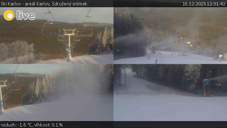 Ski Karlov - areál Karlov - Sdružený snímek - 16.12.2025 v 12:31